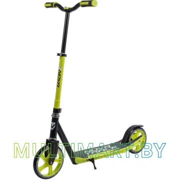Самокат Novatrack Polis PlasticNF 200PNF.POLIS.GN9 (черный/зеленый, 2019)